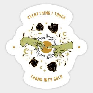 Golden Touch Sticker